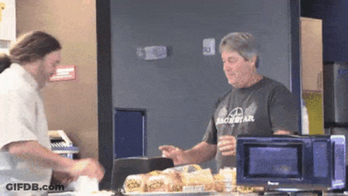 Man Wearing Back By Air Shirt GIF