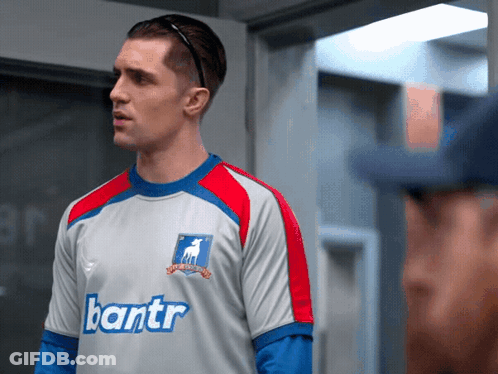 Man Wearing Bantr Shirt GIF