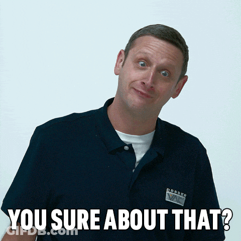 Man Wearing Barber Vac Shirt GIF