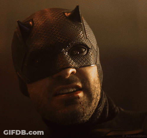 Man Wearing Batman Mask GIF