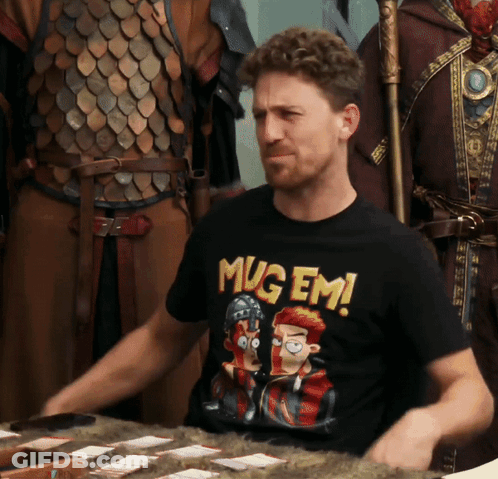 Man Wearing Black Shirt Mug Em GIF