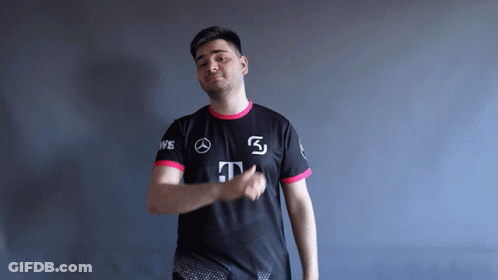 Man Wearing Black Shirt With Mercedes Logo GIF