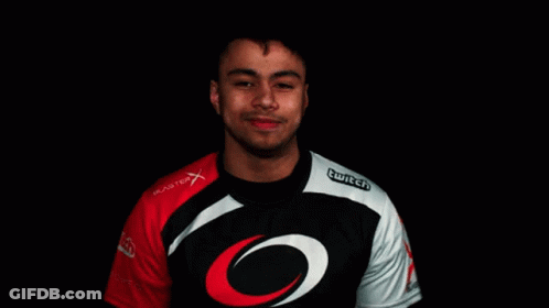 Man Wearing Blaster Shirt GIF