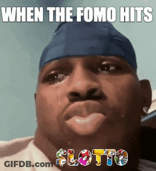 Man Wearing Blue Headband When Fomo Hits Sloths GIF