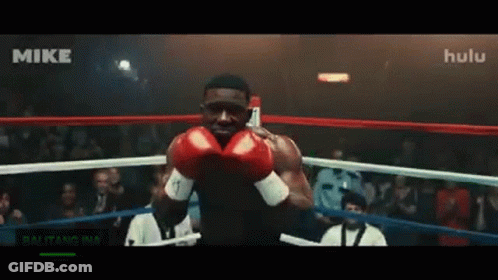 Man Wearing Boxing Gloves GIF