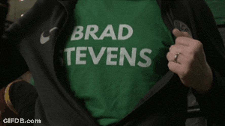 Man Wearing Brad Stevens Shirt GIF