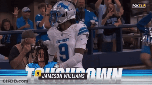 Man Wearing Buffalo Bills Uniform GIF