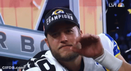 Man Wearing Champions Hat GIF