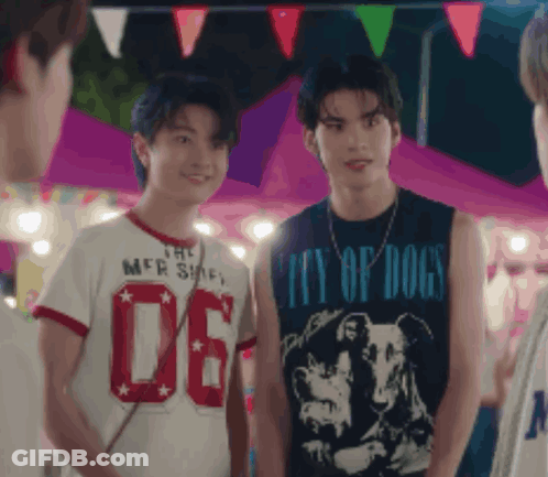 Man Wearing City Of Dogs Shirt GIF