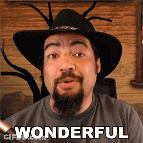 Man Wearing Cowboy Hot Saying Wonderful GIF