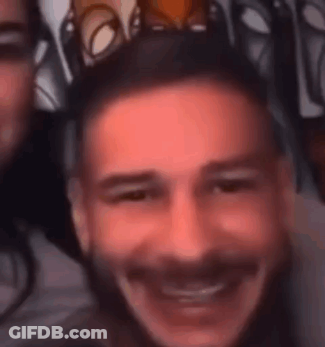Man Wearing Crown Smiling Close Up GIF