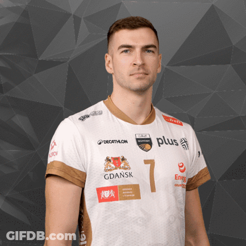 Man Wearing Decathlon Shirt GIF