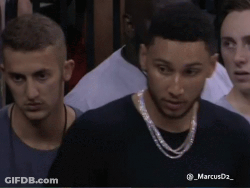 Man Wearing Diamond Necklace GIF