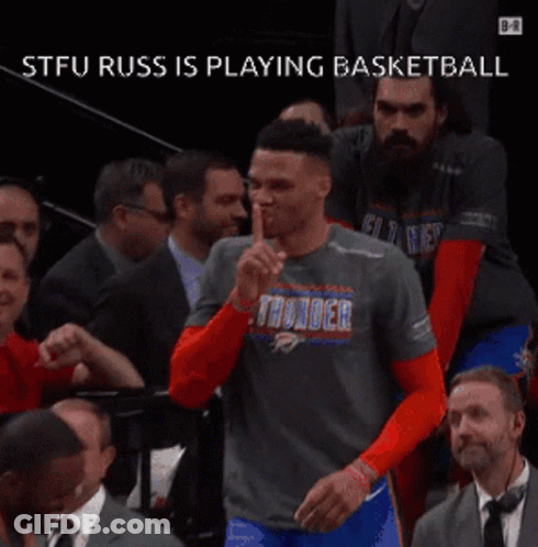 Man Wearing Elthunder Shirt Playing Basketball GIF