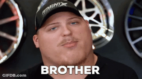 Man Wearing Fitment Hat GIF