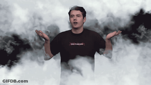 Man Wearing Foo Fighters Shirt GIF
