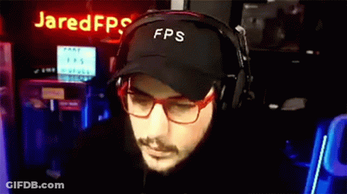 Man Wearing FPS Hat GIF