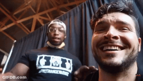Man Wearing Freemance Shirt GIF
