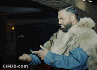 Man Wearing Fur Coat, Denim Jacket Checking Watch GIF