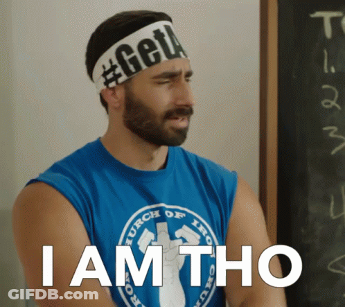 Man Wearing Geta Headband I Am Tho GIF