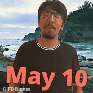 Man Wearing Glasses And Black Shirt GIF
