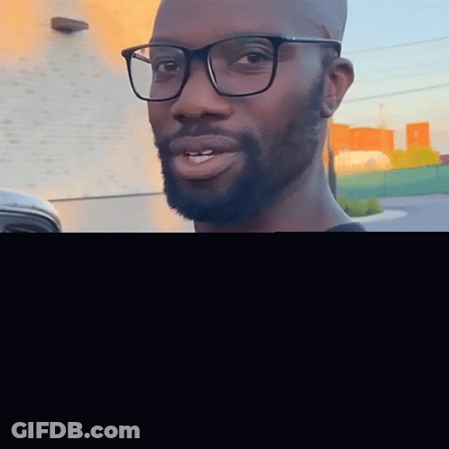 Man Wearing Glasses And Black Shirt Saying You Know What I Mean GIF