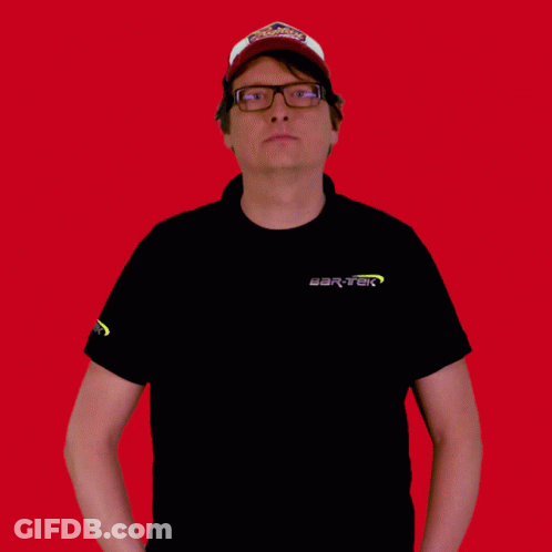 Man Wearing Glasses And Champions Hat GIF