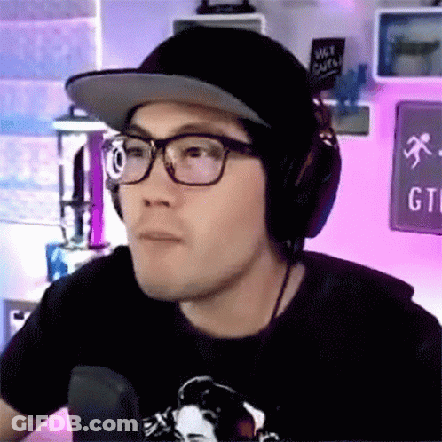 Man Wearing Glasses And Hat GIF