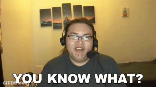 Man Wearing Glasses And Headphones Asking You Know What GIF