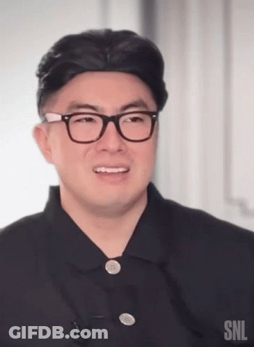 Man Wearing Glasses And SNL Shirt GIF