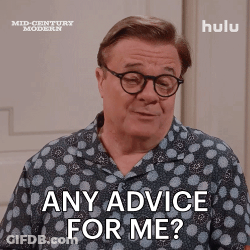Man Wearing Glasses Asking Hulu GIF