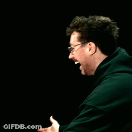 Man Wearing Glasses Laughing GIF