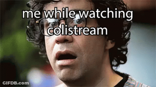 Man Wearing Glasses Making Funny Face GIF