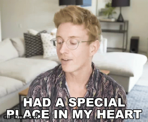 Man Wearing Glasses Saying Had A Special Place In My Heart GIF