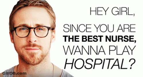 Man Wearing Glasses Saying Hey Girl GIF