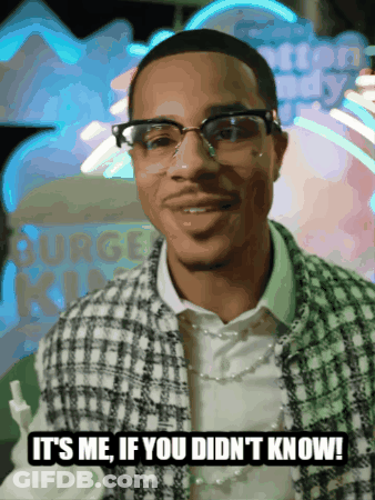 Man Wearing Glasses Saying Its Me GIF