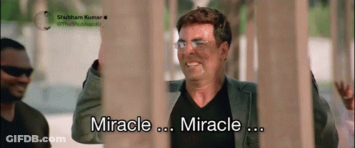 Man Wearing Glasses Saying Miracle GIF
