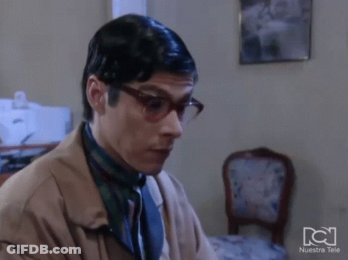 Man Wearing Glasses Says Como Es Eso GIF