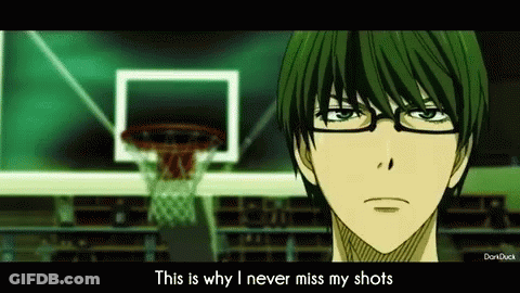 Man Wearing Glasses Shooting Basketball GIF