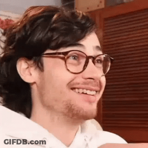 Man Wearing Glasses Smiling GIF
