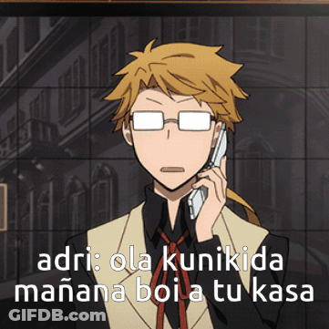 Man Wearing Glasses Talking On Phone GIF