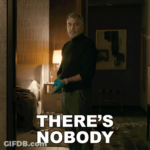 Man Wearing Glasses There's Nobody Above Him GIF