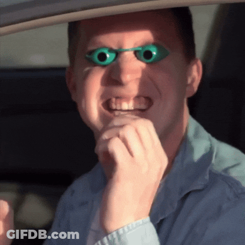 Man Wearing Green Goggles GIF