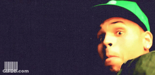 Man Wearing Green Hat Mussell GIF