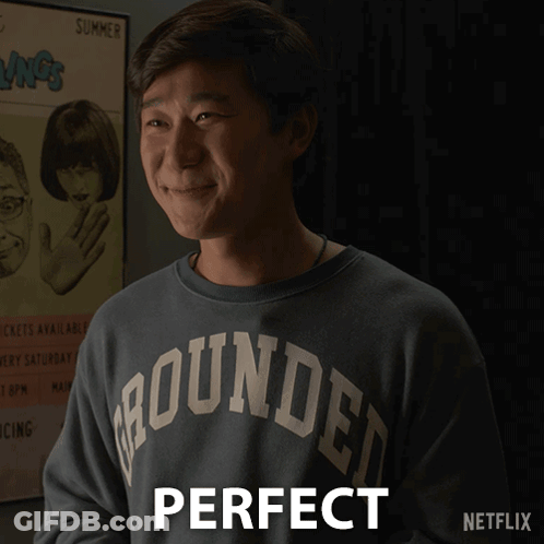 Man Wearing Grounds Perfect Sweatshirt GIF