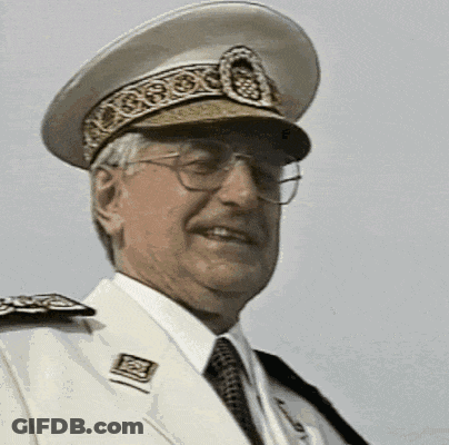 Man Wearing Hat And Glasses With Patch 'A GIF