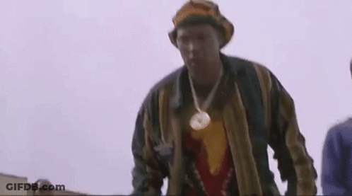Man Wearing Hat And Necklace GIF