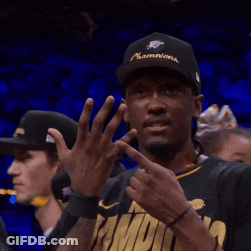 Man Wearing Hat And Shirt Saying Miami GIF