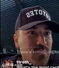 Man Wearing Hat Saying 23 Toyo GIF