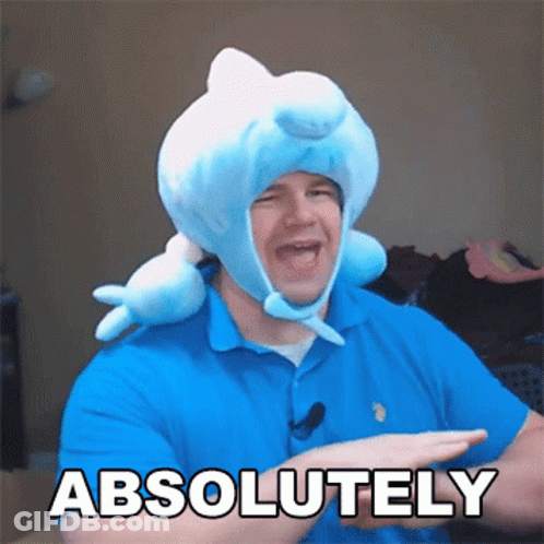 Man Wearing Hat Saying Absolutely GIF